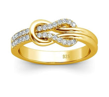 Load image into Gallery viewer, Certified 0.75 Ctw Round Brilliant VVS Full-Diamonds Bowknot Ring