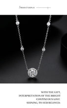 Load image into Gallery viewer, Certified 1.0 Ct.TW Round Brilliant Little Starlight Diamond Necklace