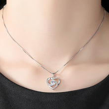 Load image into Gallery viewer, Certified 0.8 Ctw Round Brilliant VVS Diamond Three Channel Necklace