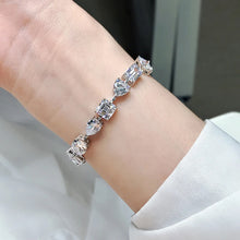 Load image into Gallery viewer, Different Shape Brilliant Full High Carbon Diamond Chain Bracelet