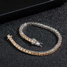 Load image into Gallery viewer, Certified Round Brilliant Lab Created Full-Diamonds Bracelets 18K