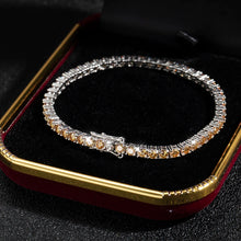 Load image into Gallery viewer, Certified Round Brilliant Lab Created Full-Diamonds Bracelets 18K