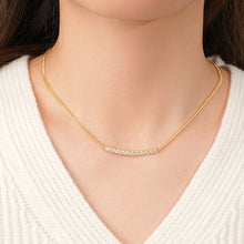 Load image into Gallery viewer, Certified 1.2 Ctw Round Brilliant VVS Full-Diamonds Halo Classic Necklaces in 18K Yellow Gold