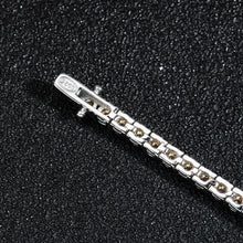 Load image into Gallery viewer, Certified Round Brilliant Lab Created Full-Diamonds Bracelets 18K