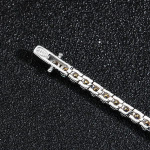 Certified Round Brilliant Lab Created Full-Diamonds Bracelets 18K