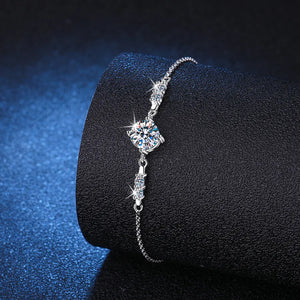 Certified 1.0 Ct.TW Round Brilliant VVS Diamond Chain Link Bracelet