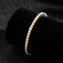 Load image into Gallery viewer, Certified Round Brilliant Lab Created Full-Diamonds Bracelets 18K