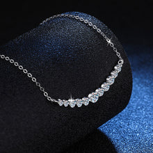 Load image into Gallery viewer, Certified 1.1 Ctw Round Brilliant VVS 8 Hearts 8 Arrows Lab Diamond Smile Pendant Necklace