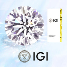 Load image into Gallery viewer, Certified IGI 1.5 Ct.TW Round Brilliant Baguette VS/ DE Hallo Intertwined Diamond Anniversary Wedding Ring in 14K White Gold