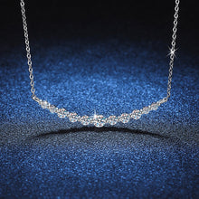 Load image into Gallery viewer, Certified 1.1 Ctw Round Brilliant VVS 8 Hearts 8 Arrows Lab Diamond Smile Pendant Necklace