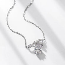 Load image into Gallery viewer, Certified 2.0 Ct.TW Round Brilliant VVS Diamond Grace Bow Necklace and Earrings