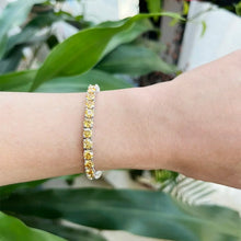 Load image into Gallery viewer, Certified Round Brilliant Lab Created Full-Diamonds Bracelets 18K