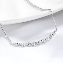 Load image into Gallery viewer, Certified 1.1 Ctw Round Brilliant VVS 8 Hearts 8 Arrows Lab Diamond Smile Pendant Necklace