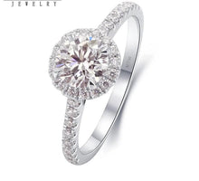 Load image into Gallery viewer, Certified IGI 1.0 Ct.TW Round Brilliant VS1/ E Solitaire Diamond Engagement Ring in 14K White Gold