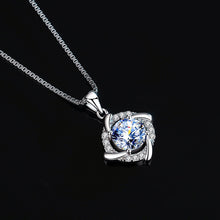 Load image into Gallery viewer, Certified 1.0 Ctw Round Brilliant VVS GEM Sparkly Lab Grown Diamond Pendant Necklace