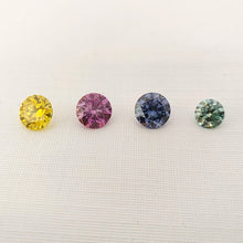 Load image into Gallery viewer, Certified 1.0 Ctw Multi-Colored Round Brilliant VVS Diamond Necklace