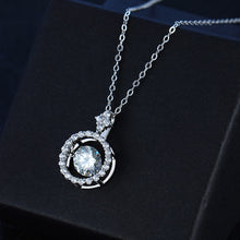 Load image into Gallery viewer, Certified Designer 1.0 Ctw Round Brilliant D 3EX VVS Lab Diamond Floating Necklace Pendant