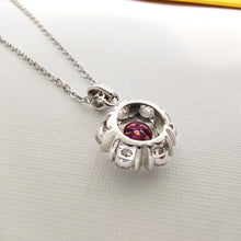 Load image into Gallery viewer, Certified 1.0 Ctw Round Brilliant VVS Diamond Knot Pendant Necklace