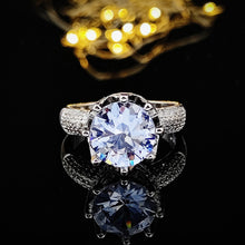 Load image into Gallery viewer, Luxurious 4.91 Ctw Round Semi-Precious Gems High Carbon Diamond Rings