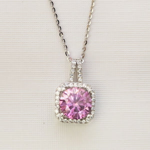 Certified 2.0 Ctw Round Brilliant VVS Elegance Diamond Pendant Necklace