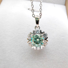 Load image into Gallery viewer, Certified 1.0 Ctw Round Brilliant VVS Diamond Knot Pendant Necklace