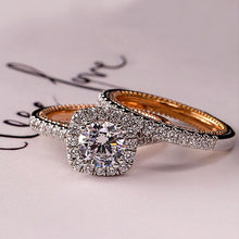 Load image into Gallery viewer, Gorgeous 1.0 Ctw Double Round-Shaped Natural Gems Engagement Rings